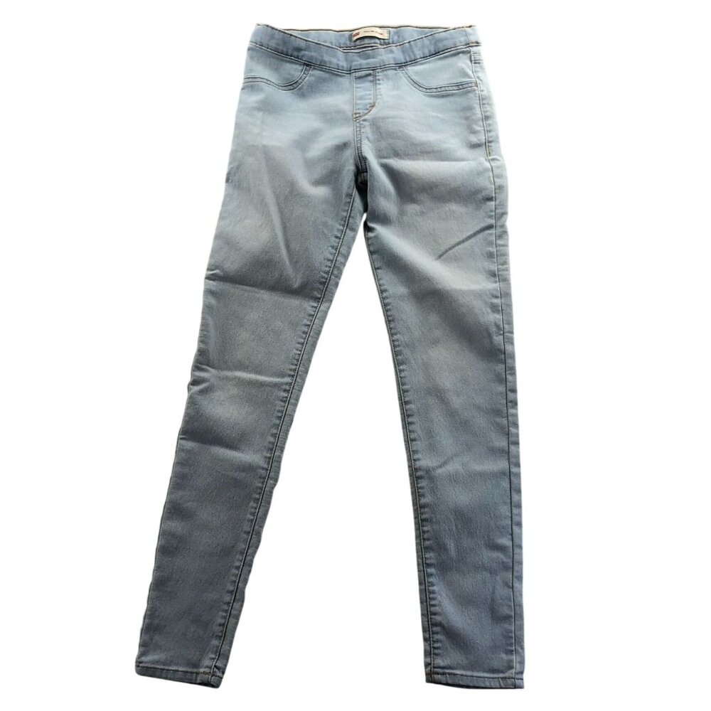 Levis Womens Jeggings Size 25 Measured Pull-On Stretch Mid Rise Ankle Skinny Leg